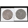 Image 2 : Lot of 2 Morgan Silver Dollars