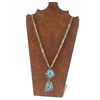 Image 4 : Navajo Turquoise and Sterling Necklace