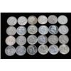 Image 1 : Lot of 24 Ben Franklin Half Dollar Coins