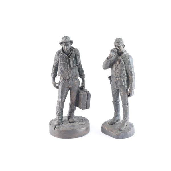 Lot of 2 Vintage Michael Garman Sculptures