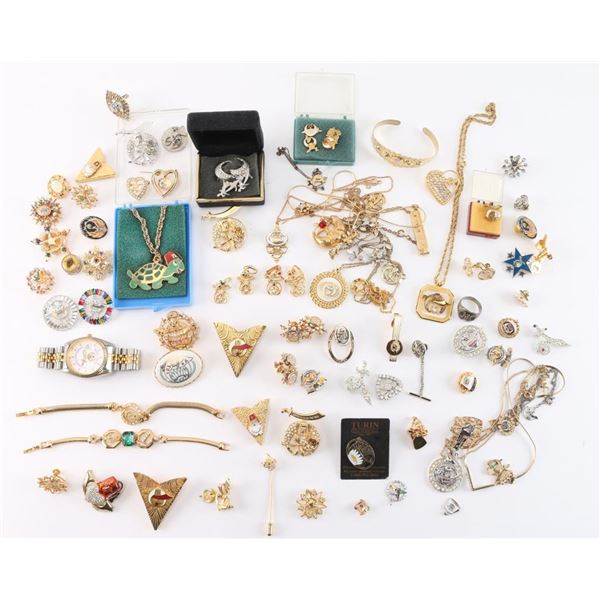 Large Lot of Masonic Jewelry