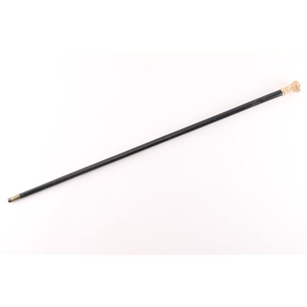 Gold Headed Walking Stick.