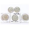 Image 1 : Lot of 5 Silver Kennedy 1/2 Dollars
