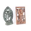 Image 2 : Cast Bronze Diety & Wall Hanging