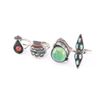 Image 3 : Lot of 4 Navajo Rings
