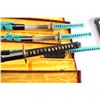 Image 3 : Lot of 4 Samurai Style Swords