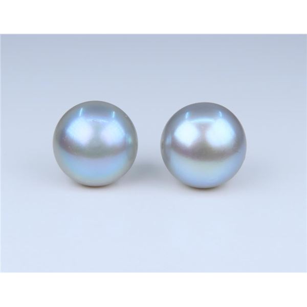 Gorgeous Silver Cultured Pearl Earrings