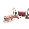 Image 5 : Lot of Antique Tin Toy Trains &  Accessories