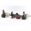 Image 1 : Lot of (4) Handcrafted Resin Ducks