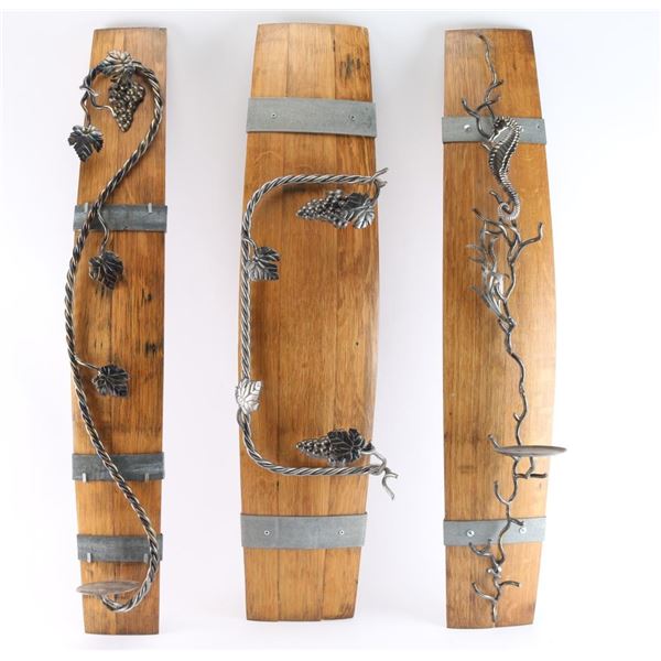 Collection of 3 Artisan Made Wall Hangings