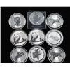 Image 2 : Lot of 9 Silver Coins