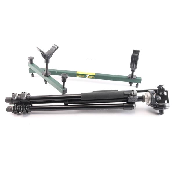 Manfrotto Tri-Pod & Caldwell 7 Rifle Rest