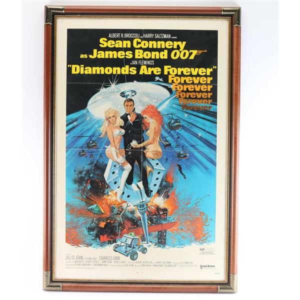 Original Diamonds Are Forever Movie Poster