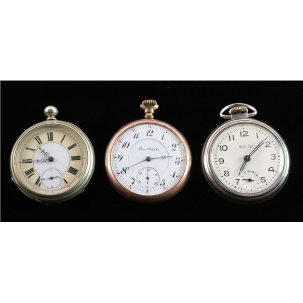 Lot of (3) Pocket Watches