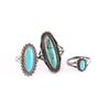 Image 1 : Lot of (3) Sterling Rings