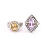Image 1 : Lot of (2) Sterling Rings