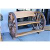 Image 2 : Wagon Wheel Bench