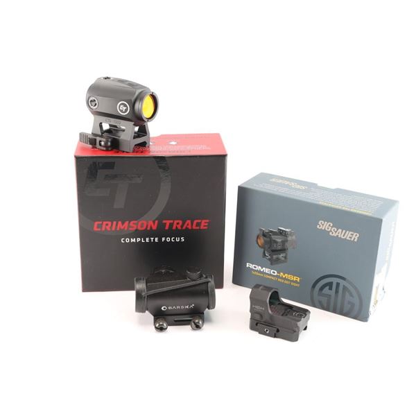 Lot of Firearm Optics