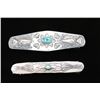 Image 1 : Two Navajo Sterling hair clips
