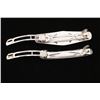 Image 2 : Two Navajo Sterling hair clips