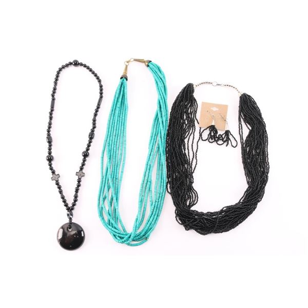 Lot of 3 Beaded Necklaces