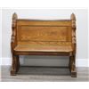 Image 1 : Oak Church Pew