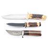 Image 2 : Lot of 3 Fixed Blade Knives