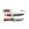 Image 3 : Lot of 3 Fixed Blade Knives