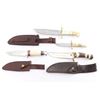 Image 1 : Lot of 4 Fixed Blade Knives