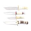 Image 2 : Lot of 4 Fixed Blade Knives