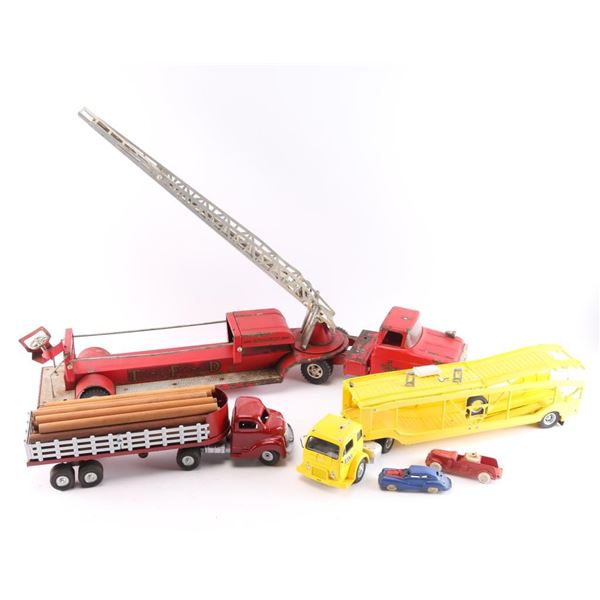 Lot of Vintage Toy Trucks