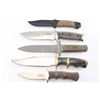 Image 3 : Lot of 5 Fixed Blade Knives