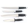 Image 1 : Lot of 4 Fixed Blade Knives