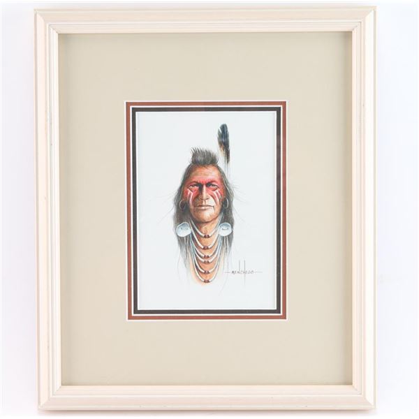 Original Watercolor by Art Menchego.