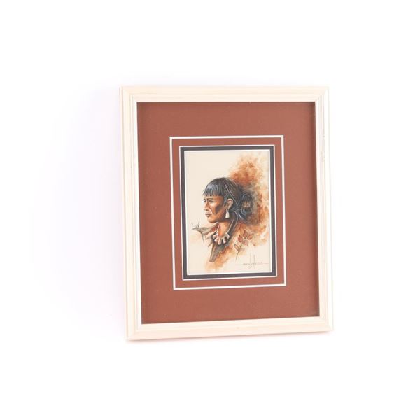 Original Watercolor by Art Menchego.