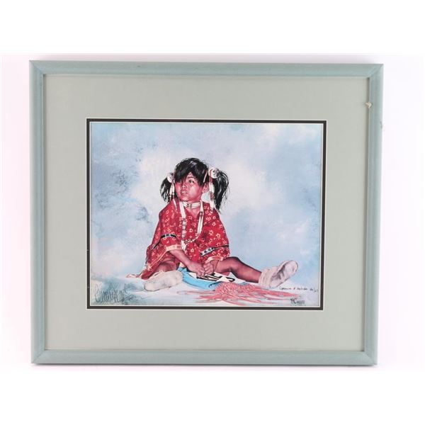 Penni Anne Cross Lithograph.