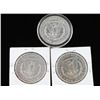 Image 2 : Lot of 3 Morgan Silver Dollars