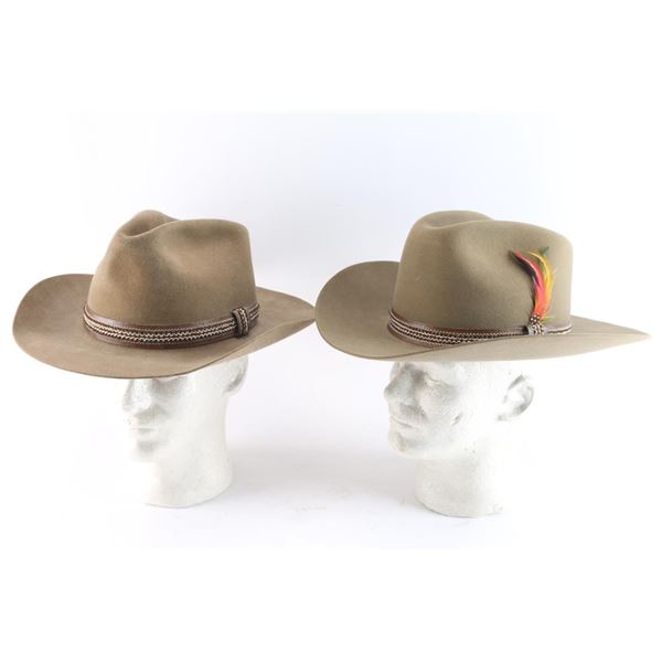 Lot of 2 Stetson Hats.