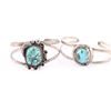 Image 3 : Lot of 2 Turquoise Navajo Cuff Bracelets