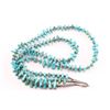 Image 3 : 2-Strand Turquoise and Sterling Beaded Necklace
