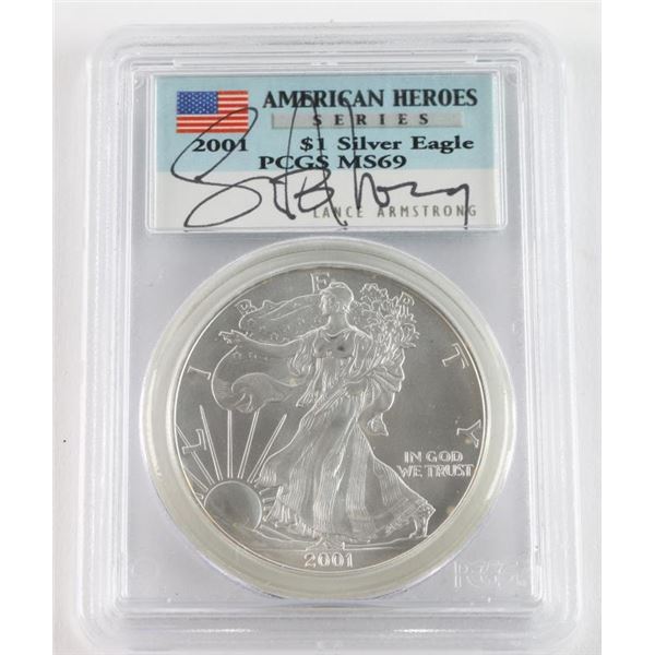 2001 Mint Silver Eagle Coin