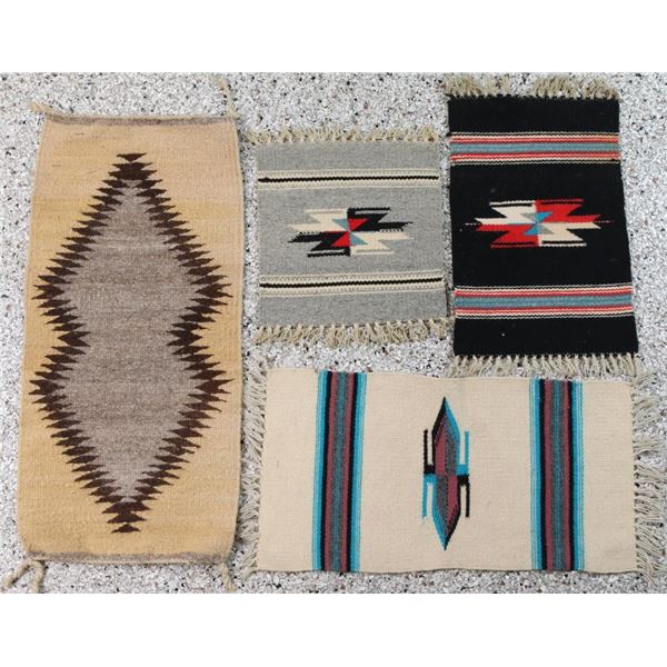 Lot of Four Small Rugs
