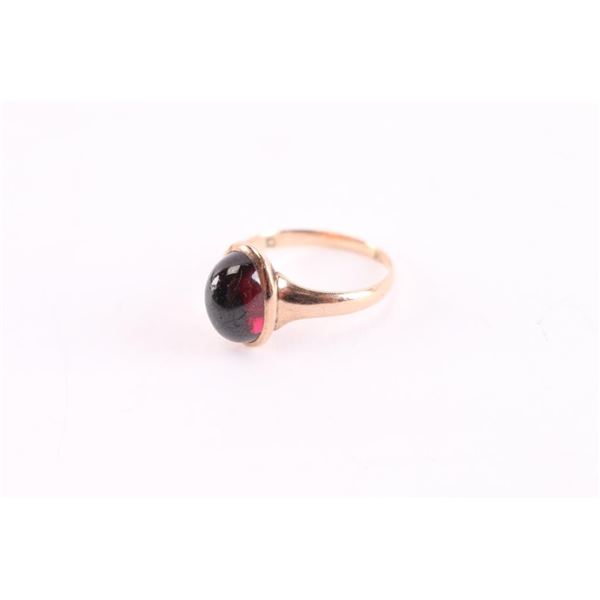 Lady's Catalan Garnet Ring