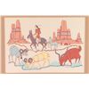 Image 2 : Original Native American Oil on Board