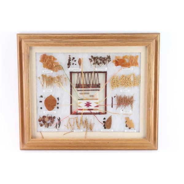 Navajo Vegetable Dye Chart 3D Picture