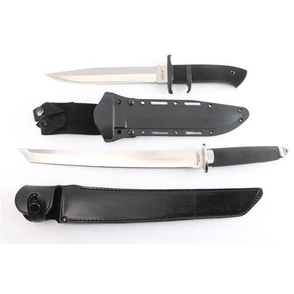 Lot of Cold Steel Knives.
