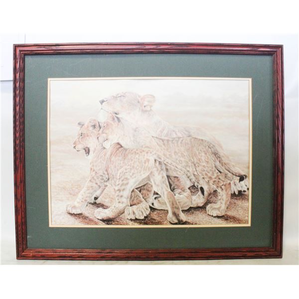 2 GAIL ADAMS PICTURES 20X28" &24"X30"