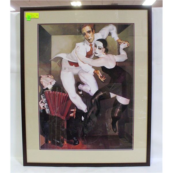 TANGO IN A BOX PRINT BY BRAZILIAN ARTIST JUAREZ