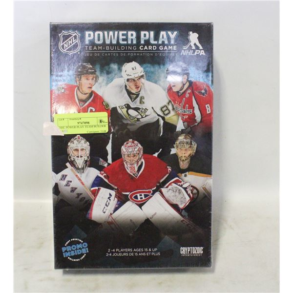 NHL POWER PLAY TEAM BUILDER GAME