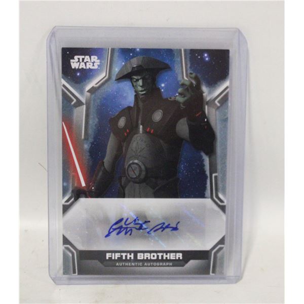 STAR WARS FIFTH BROTHER AUTOGRAPH CARD